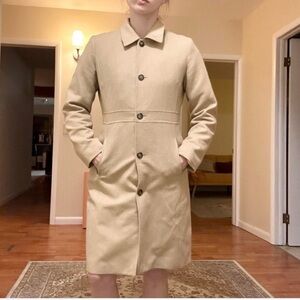 Nine West women’s tan wool Tan trench Coat